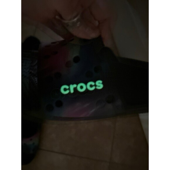 Crocs Classic Slide Out of this World Unisex M6 W8 EUC - Picture 9 of 9
